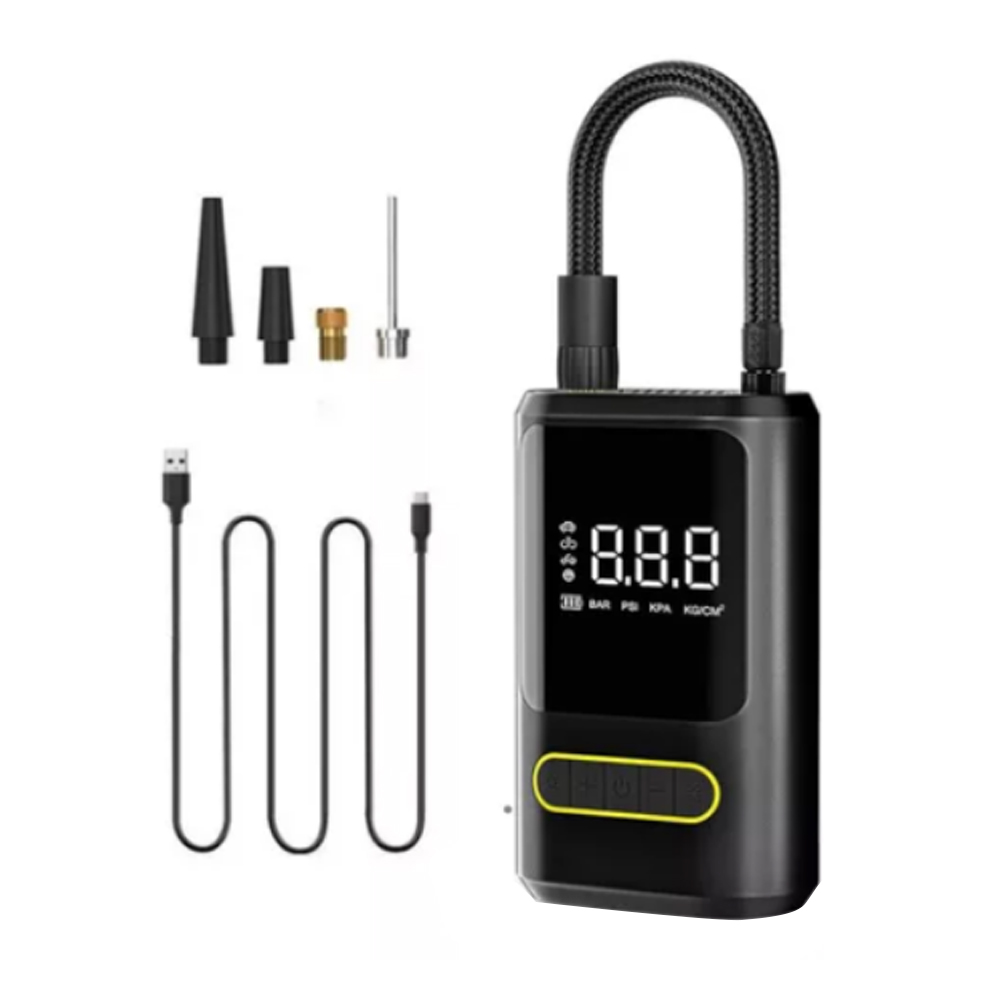 Plastikladung mit Power Bank und Dual Digital Display Air Pump